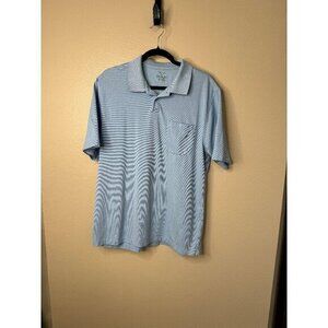 Van Heusen Men's Blue Short Sleeve Polo, short sleeve polo, blue polo, mens polo